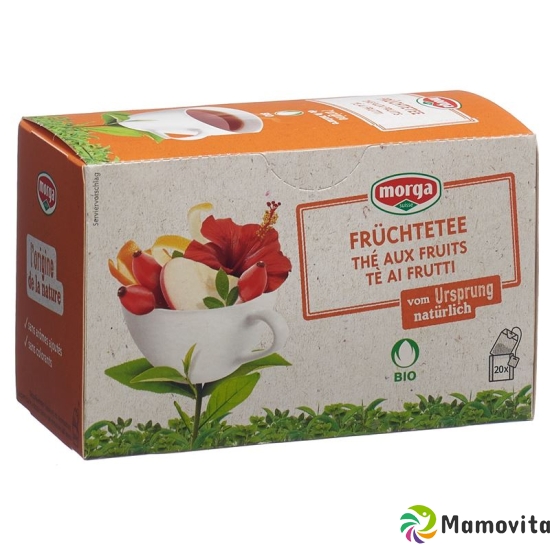 Morga Früchtetee mit Hülle Bio Knospe Beutel 20 Stück buy online