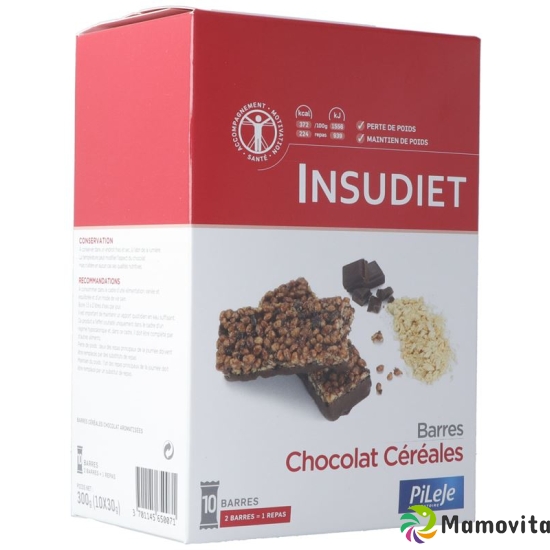 Insudiet Knusperriegel Schokolade Getreide 10 Stück buy online