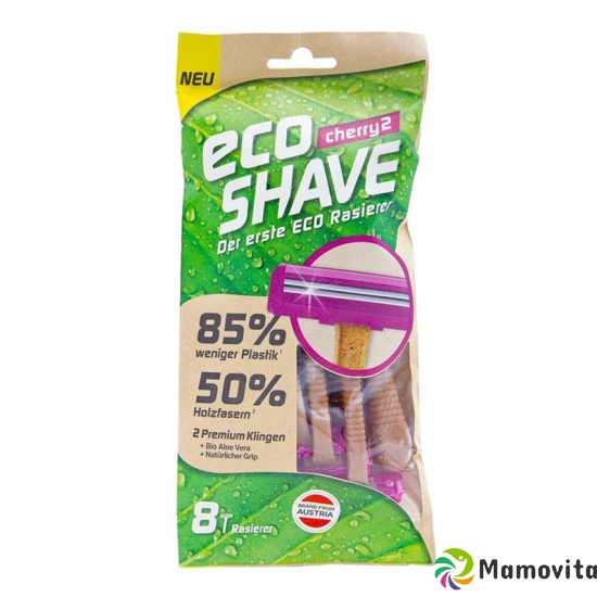 Ecoshave Cherry 2 Einmalrasierer Beutel 8 Stück buy online