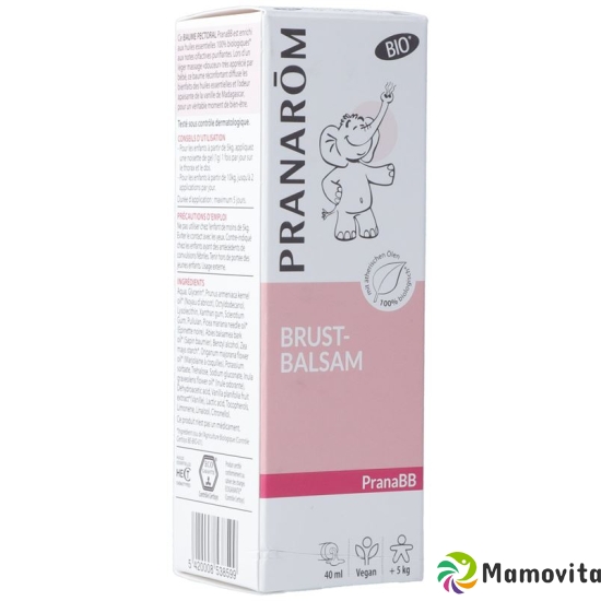 Pranarom Pranabb Brust Balsam Bio Tube 40ml buy online