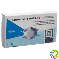 Nexeracare Community Mask Testex M Blau 3 Stück