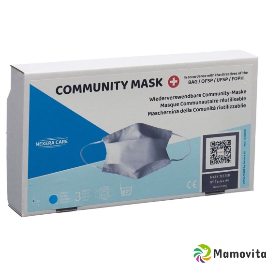 Nexeracare Community Mask Testex M Blau 3 Stück buy online