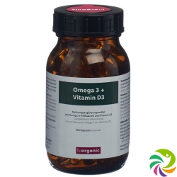 Biorganic Omega-3 Vitamin D3 Kapseln D/f 100 Stück