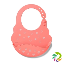 Babyono silicone bib Hearts 6m+ Reg Misc