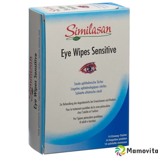 Similasan Eye Wipes Sensitive sachet 14 pieces buy online