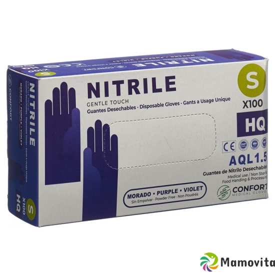 Swiss Green Handschuhe Nitril S Puderfrei Viol 100 Stück buy online