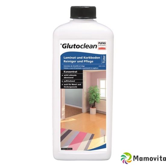 Glutoclean Laminat+korkbod Reiniger+pflege Flasche 1L buy online