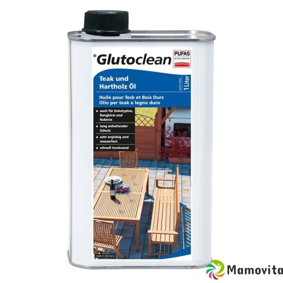 Glutoclean Teak und Hartholz Öl Flasche 1L buy online