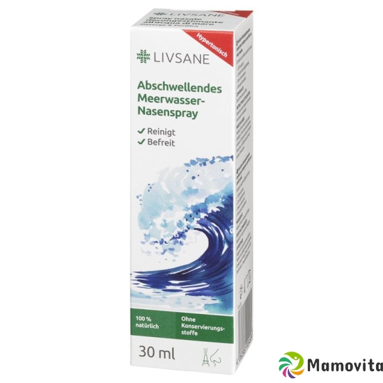 Livsane Nasenspray Hypertonisches Meerwasser 30ml buy online