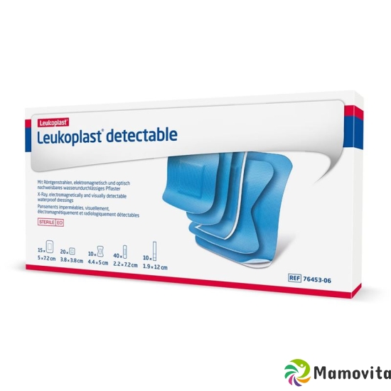 Leukoplast Detectable with 5 sizes 95 pieces buy online