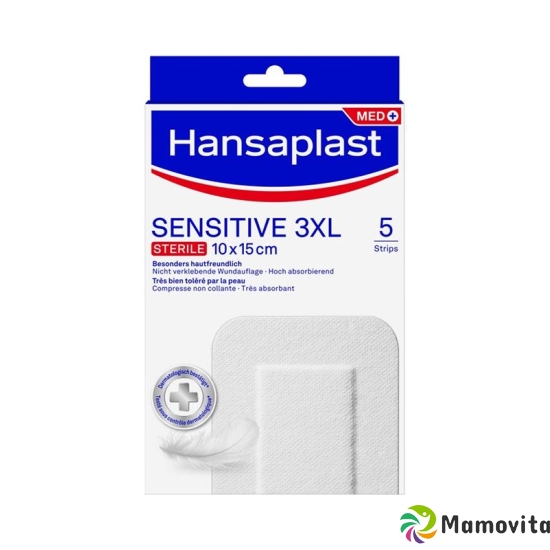 Hansaplast Sensitive Strips 3xl 5 Stück buy online