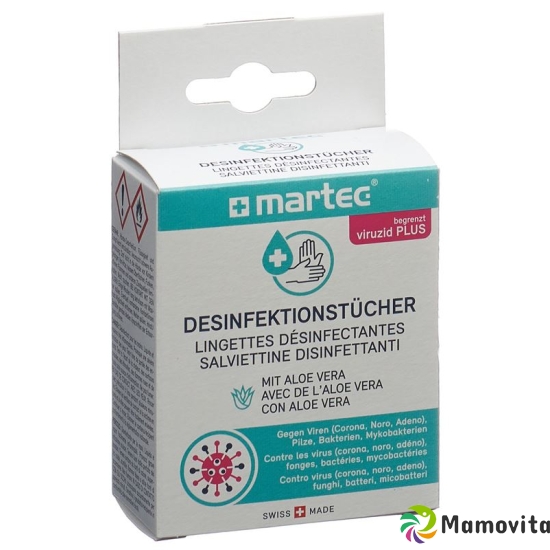 Martec Desinfektionstücher mit Aloe Vera 10 Stück buy online