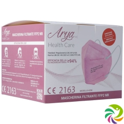 Arya Respirator FFP2 Pink Box 25 pieces