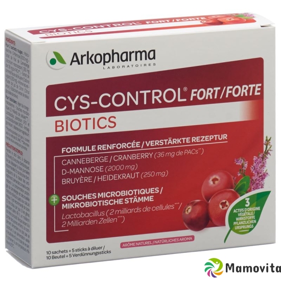 Cys-control Forte Biotics Beutel 15 Stück buy online