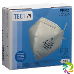 Tect Folding mask without valve 10 pieces