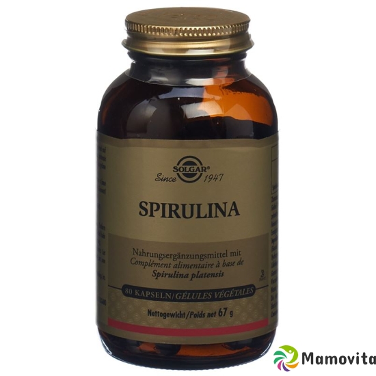 Solgar Spirulina Kapseln Dose 80 Stück buy online