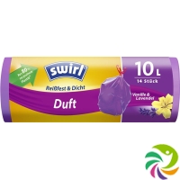 Swirl Duft-Müllbeutel 10L Lavendel-Vanille 14 Stück