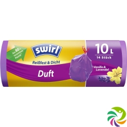 Swirl Duft-Müllbeutel 10L Lavendel-Vanille 14 Stück