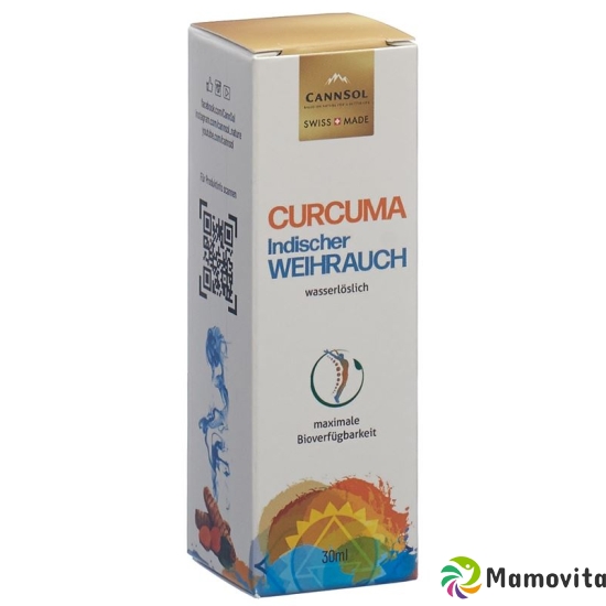 Cannsol Curcuma/weihrauch Max Bioverf Pip Flasche 30ml buy online