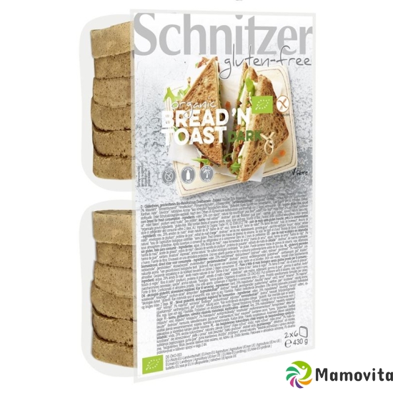 Schnitzer Bio Dunkles Schnittbrot Beutel 430g buy online