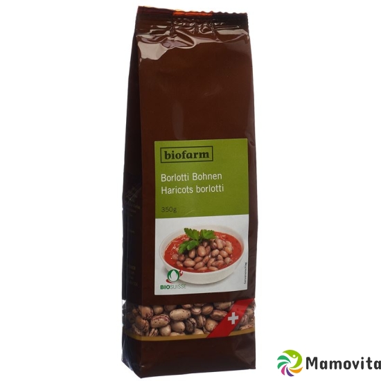 Biofarm Bohnen Borlotti Ch Knospe Beutel 350g buy online