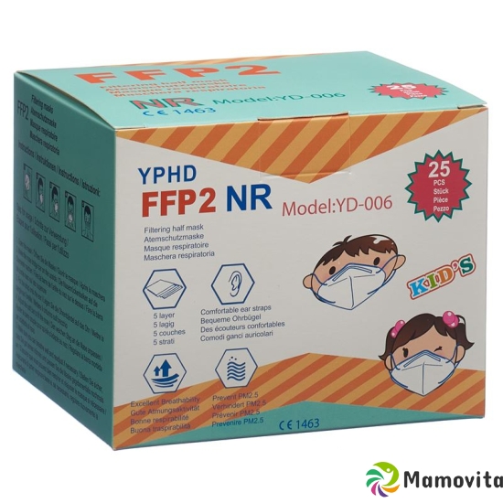 Yphd Children's respirator FFP2 25 pieces buy online