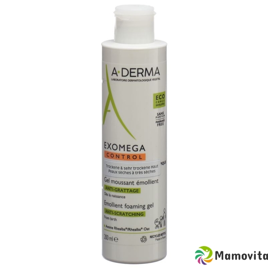 A-derma Exomega Ctrl Reinigungsgel Flasche 200ml buy online