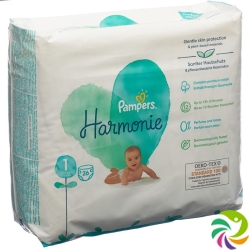 Pampers Harmonie Grösse 1 2-5kg Newborn Tragep 26 Stück