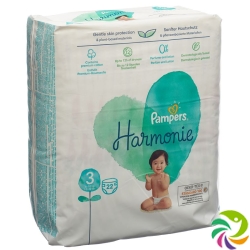 Pampers Harmonie Grösse 3 6-10kg Midi Tragep 22 Stück