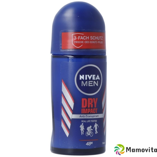 Nivea Male Deo Dry Impact (neu) Roll-On 50ml buy online