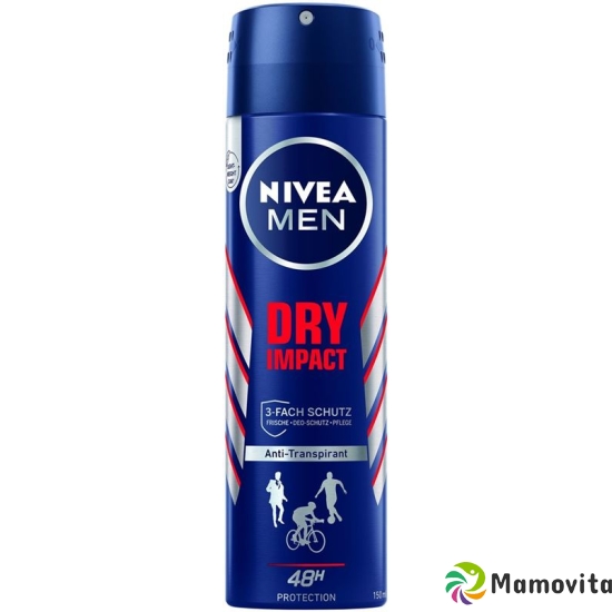 Nivea Male Deo Dry Impact Aeros (neu) Spray 150ml buy online