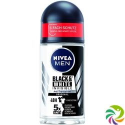 Nivea Male Deo Inv Bla&whi Or (neu) Roll-On 50ml