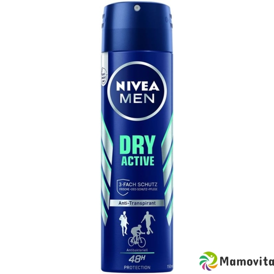 Nivea Male Deo Dry Active Aeros (neu) Spray 150ml buy online