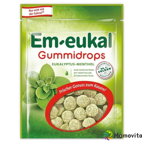 Soldan Em-Eukal Gummidrops Eukaly Ment Zucker 90g buy online