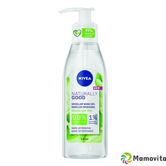 Nivea Naturally Good Mizell Waschgel Flasche 140ml buy online