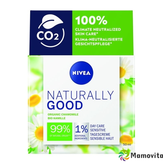 Nivea Naturally Good Sens Tagescreme Bio Kam 50ml buy online