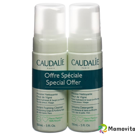 Caudalie Demaquillant Duo Vinoclean Mousse Nettoyante Fleur de Vigne 150ml buy online