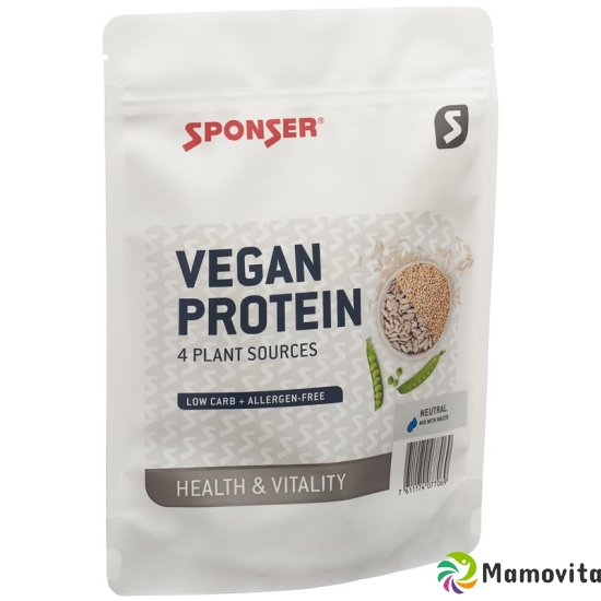 Sponser Vegan Protein Neutral Beutel 480g buy online