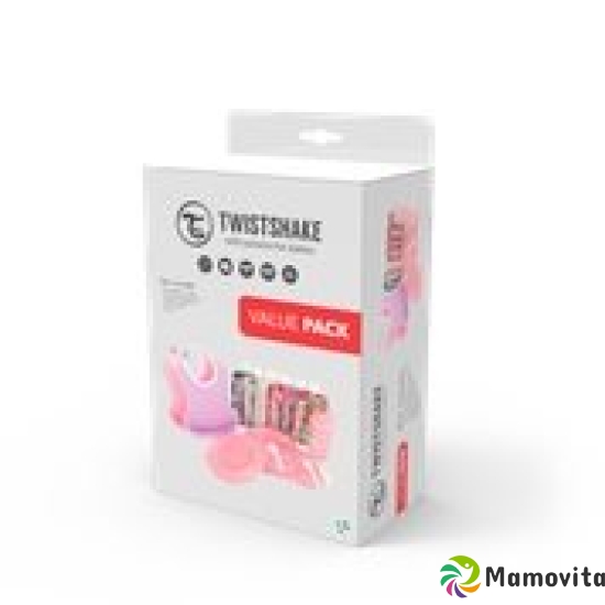 Twistshake Value Pack 6m+ Pastel Pink Purple buy online