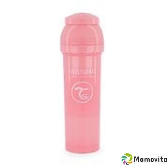 Twistshake Anti-Colic Bottle 330ml Pastel Pink buy online