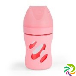 Twistshake Anti Colic Glass Bottle 180ml Past Pink