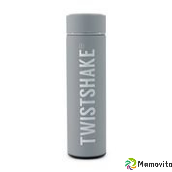 Twistshake Thermos Bottle Hot Cold 420ml Past Grey buy online