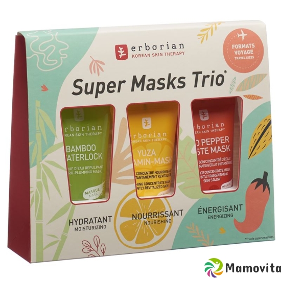 Erborian Korean Ther Kit Super Masks Trio buy online