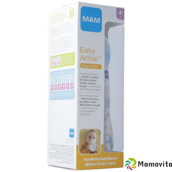 Mam Easy Active Baby Bottle Flasche 330ml 2+m Boy buy online