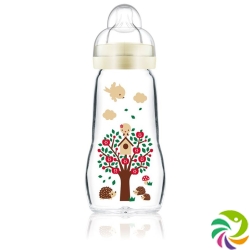 Mam Feel Good Glass Bottle 260ml 2+m Unisex