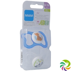 Mam Air Nuggi Sili 6-16m Boy 2 Stück