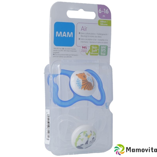 Mam Air Nuggi Sili 6-16m Boy 2 Stück buy online