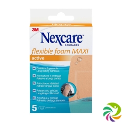 3M Nexcare Flexible Foam Maxi Activ 50x101mm 5 Stück