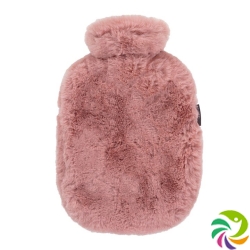 Fashy hot water bottle 2L fleece cover Ex So Hellro