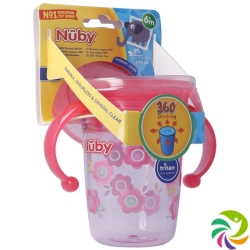 Nuby Trinkta 360? Wonder Cup Tritan 240ml Pink